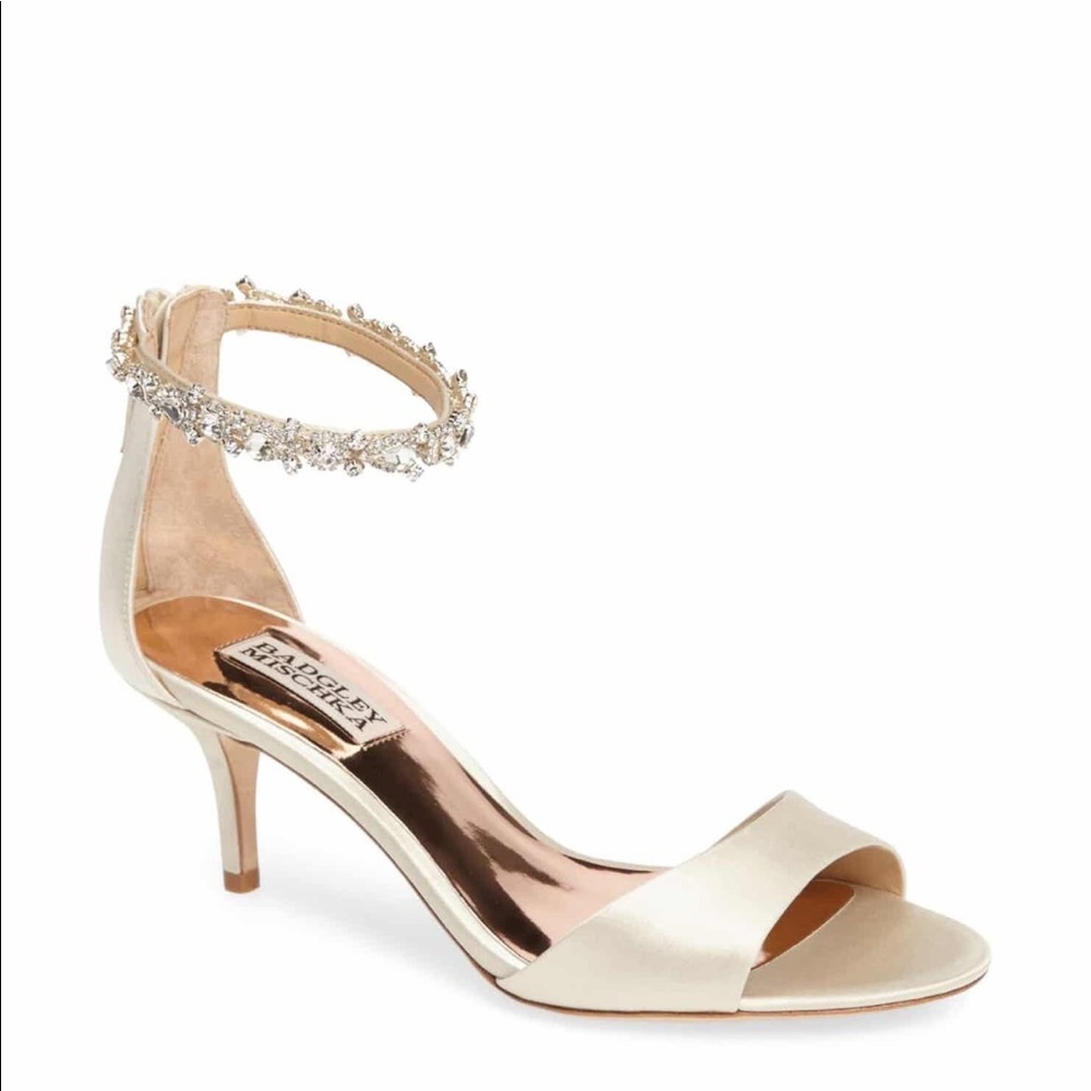 Badgley Mischka Embellished Sandals NEVER WORN